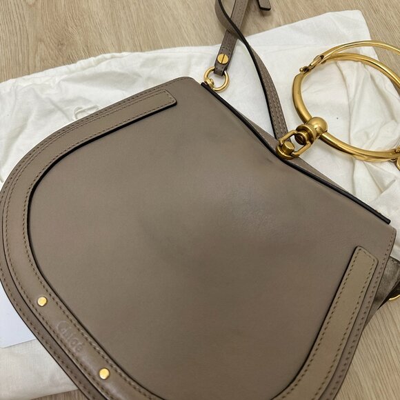 Chloe Grey Nile Bracelet Shoulder Bag - Picture 8 of 14